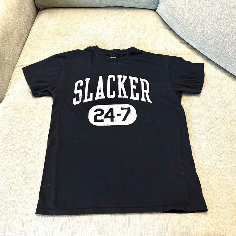 Slacker 24/7 Navy Blue Tee - Short Sleeve